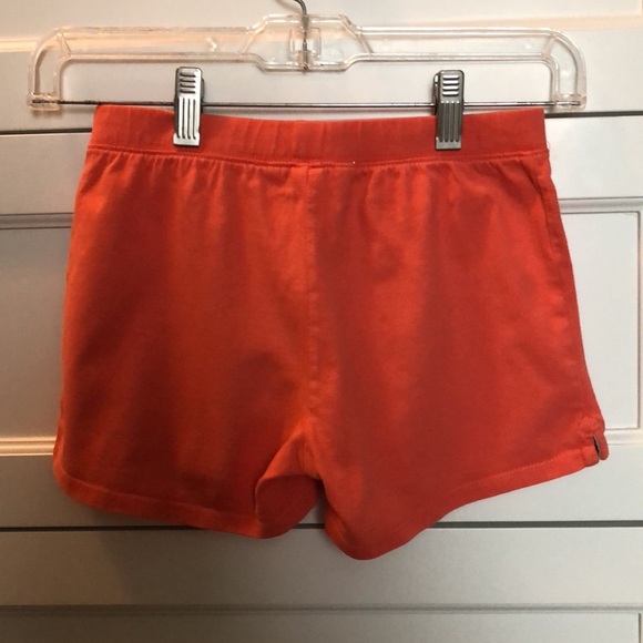 Girls’ Lands End Orange Shorts - Picture 2 of 5